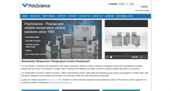 Desktop Screenshot of polyscience.com