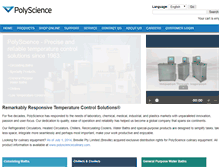 Tablet Screenshot of polyscience.com